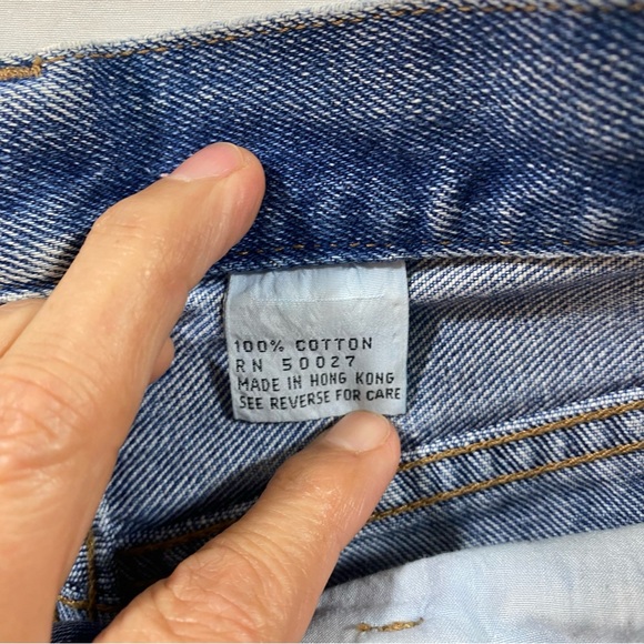 Bill Blass Jeans Woman’s 10 High Rise Vintage Tapered leg Blue Denim Jeans Zip - Picture 10 of 11